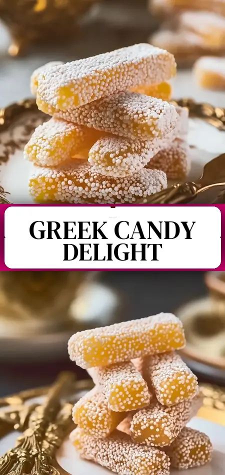 Pinterest pin (Design 3) for 2-Ingredient Greek Candy That Will Sweeten Your Day