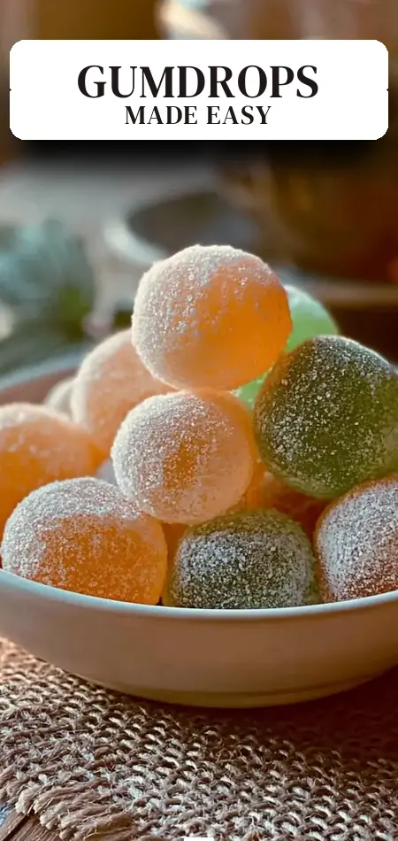 Pinterest pin (Design 2) for Pioneer woman Gumdrop Recipe