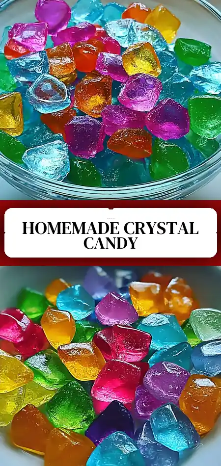 Pinterest pin (Design 3) for Delightful Homemade Crystal Candy for Sweet Family Moments