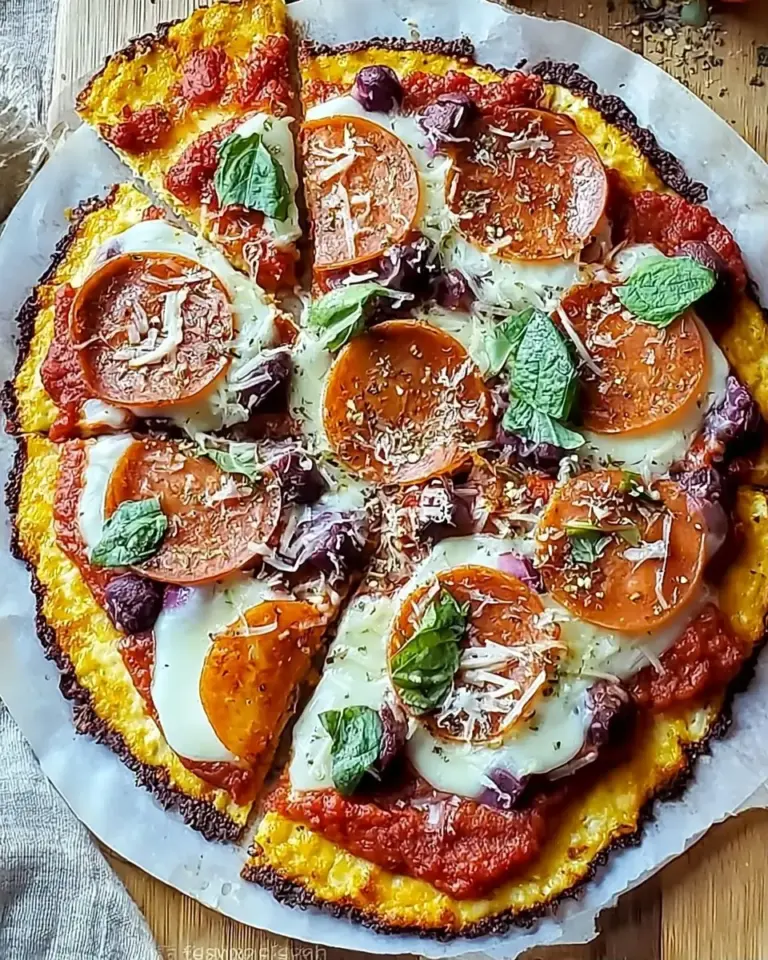 A delicious plate of High Protein Cottage Cheese Pizza 30g