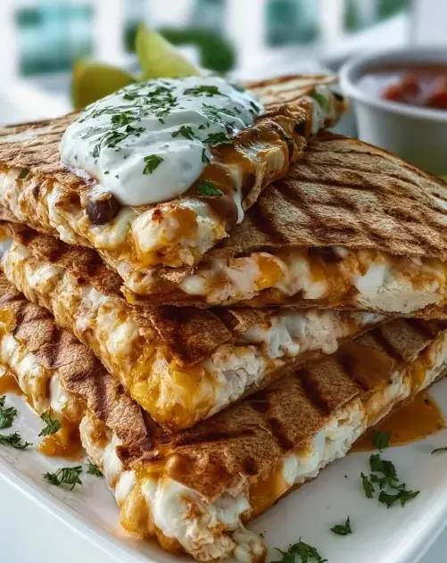 A delicious plate of High Protein Quesadilla