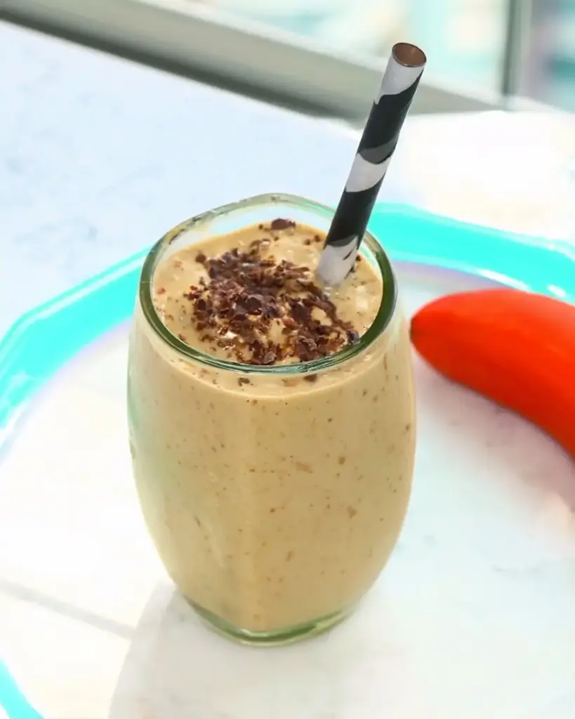 A delicious plate of High Protein, Super Energy Smoothie