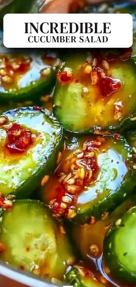 Pinterest pin (Design 2) for Korean Cucumber Salad: An Incredible Ultimate Recipe for an Amazing Side Dish