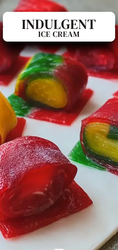 Pinterest pin (Design 2) for Fruit Roll-Ups Ice Cream Bites: The Indulgent Treat You Need