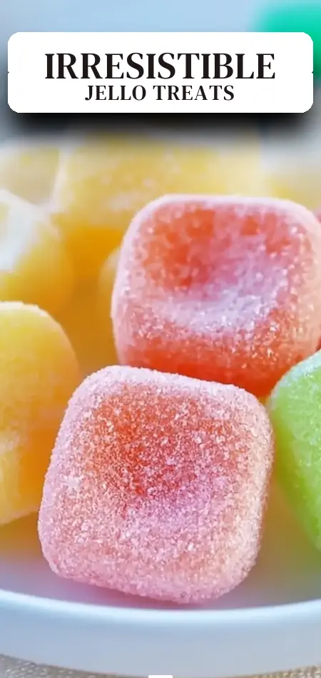Pinterest pin (Design 2) for Jello Candy Melts: Irresistible Cream Cheese Treats for Everyone