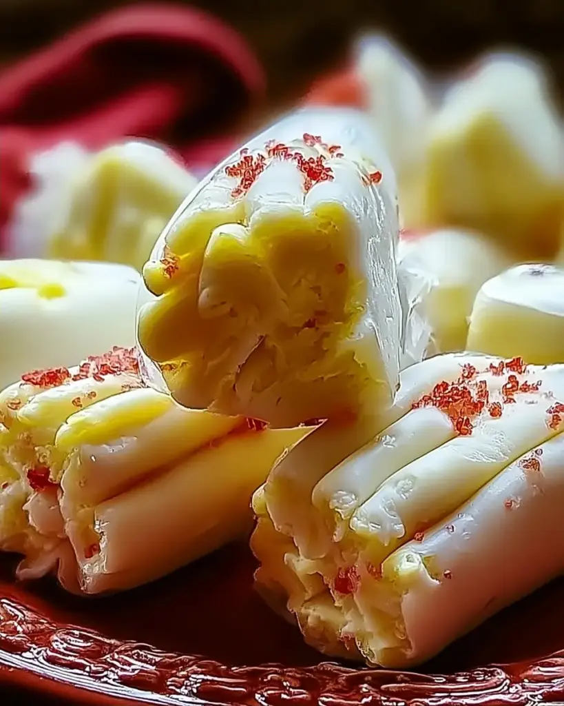 A delicious plate of Indulge in Homemade Kentucky Cream Pull Candy Magic