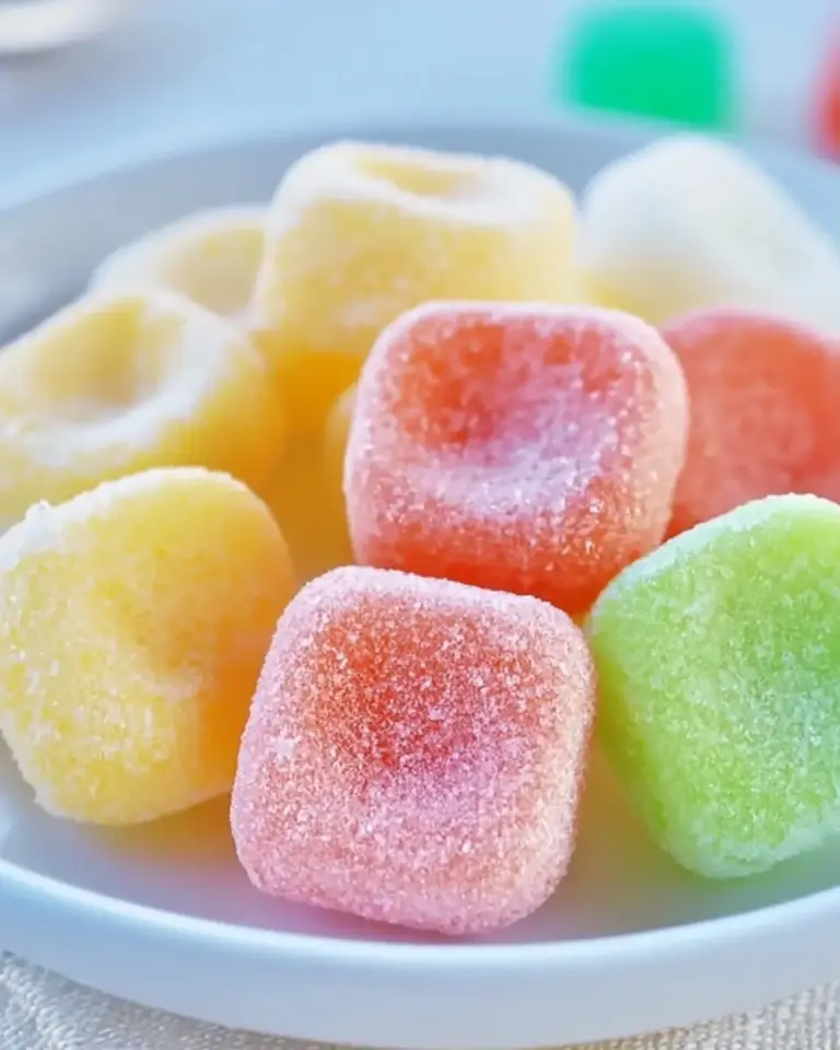 A delicious plate of Jello Candy Melts: Irresistible Cream Cheese Treats for Everyone