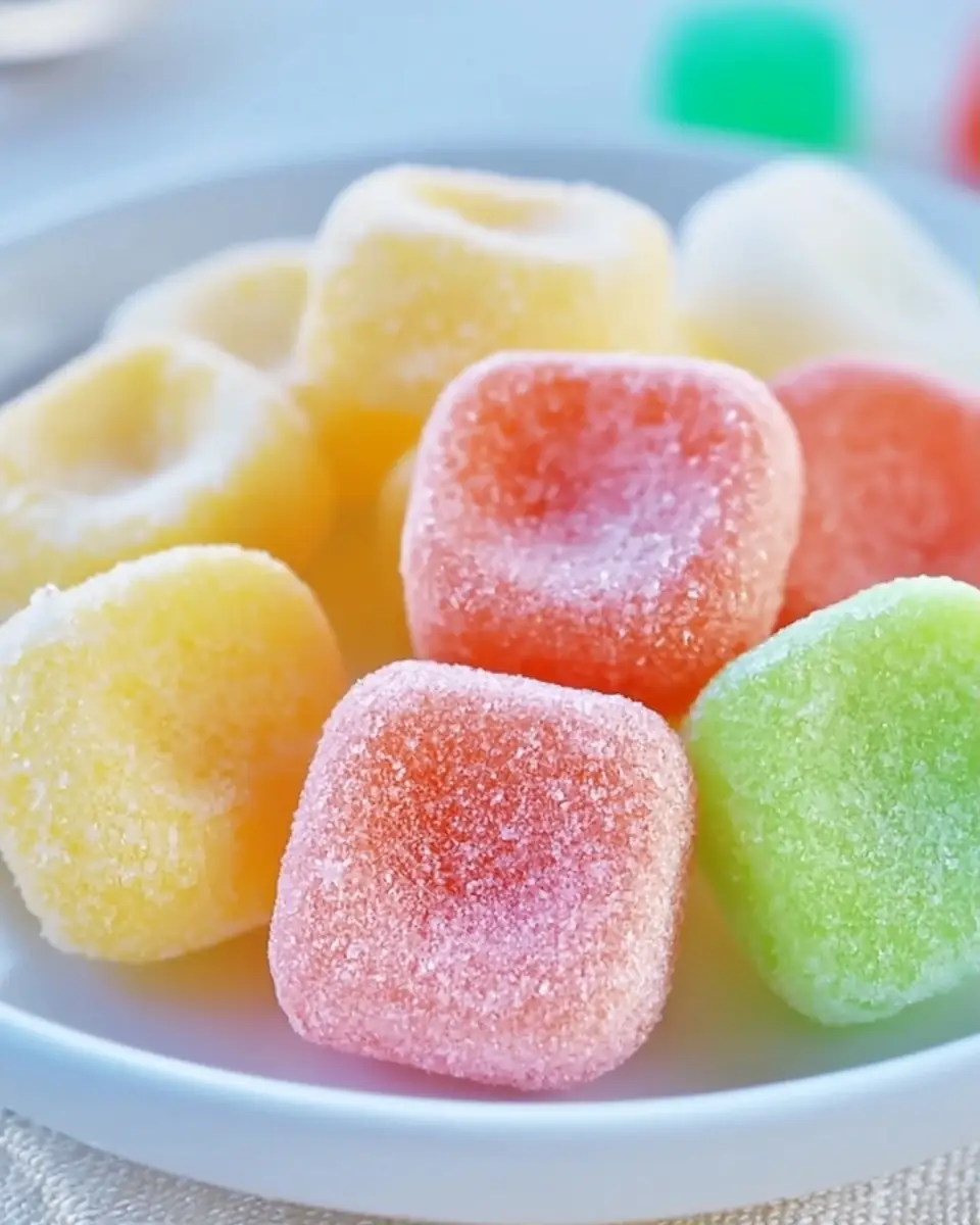 A delicious plate of Jello Candy Melts: Irresistible Cream Cheese Treats for Everyone
