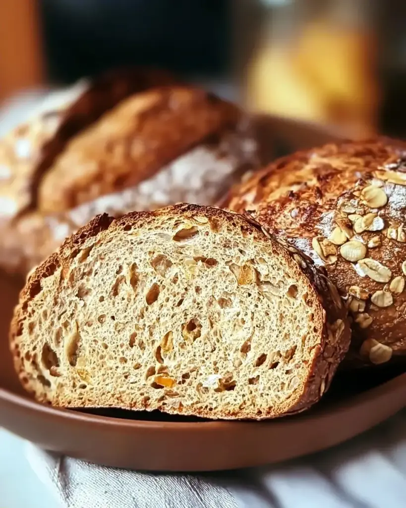A delicious plate of Josey Bakers Adventure Bread