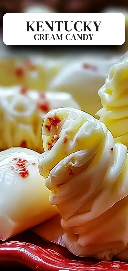 Pinterest pin (Design 2) for Indulge in Homemade Kentucky Cream Pull Candy Magic
