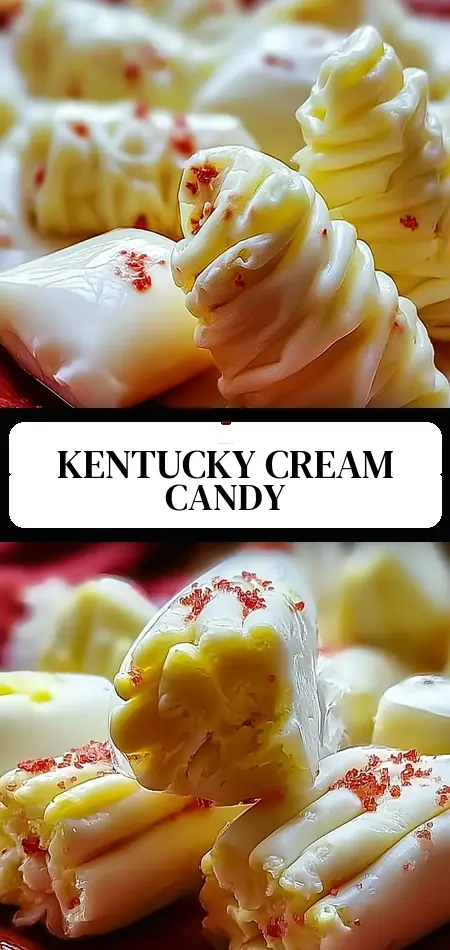 Pinterest pin (Design 3) for Indulge in Homemade Kentucky Cream Pull Candy Magic