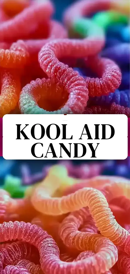 Pinterest pin (Design 3) for DIY Kool-Aid Candy Ropes: An Incredible Ultimate Recipe for Kids