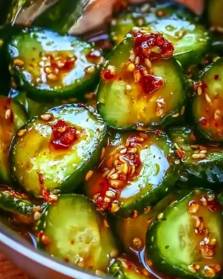 A delicious plate of Korean Cucumber Salad: An Incredible Ultimate Recipe for an Amazing Side Dish