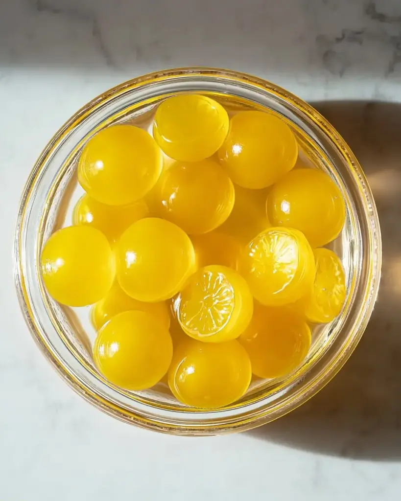 A delicious plate of Lemon Collagen Gummies for Hair & Skin: Unlock Radiant Beauty!