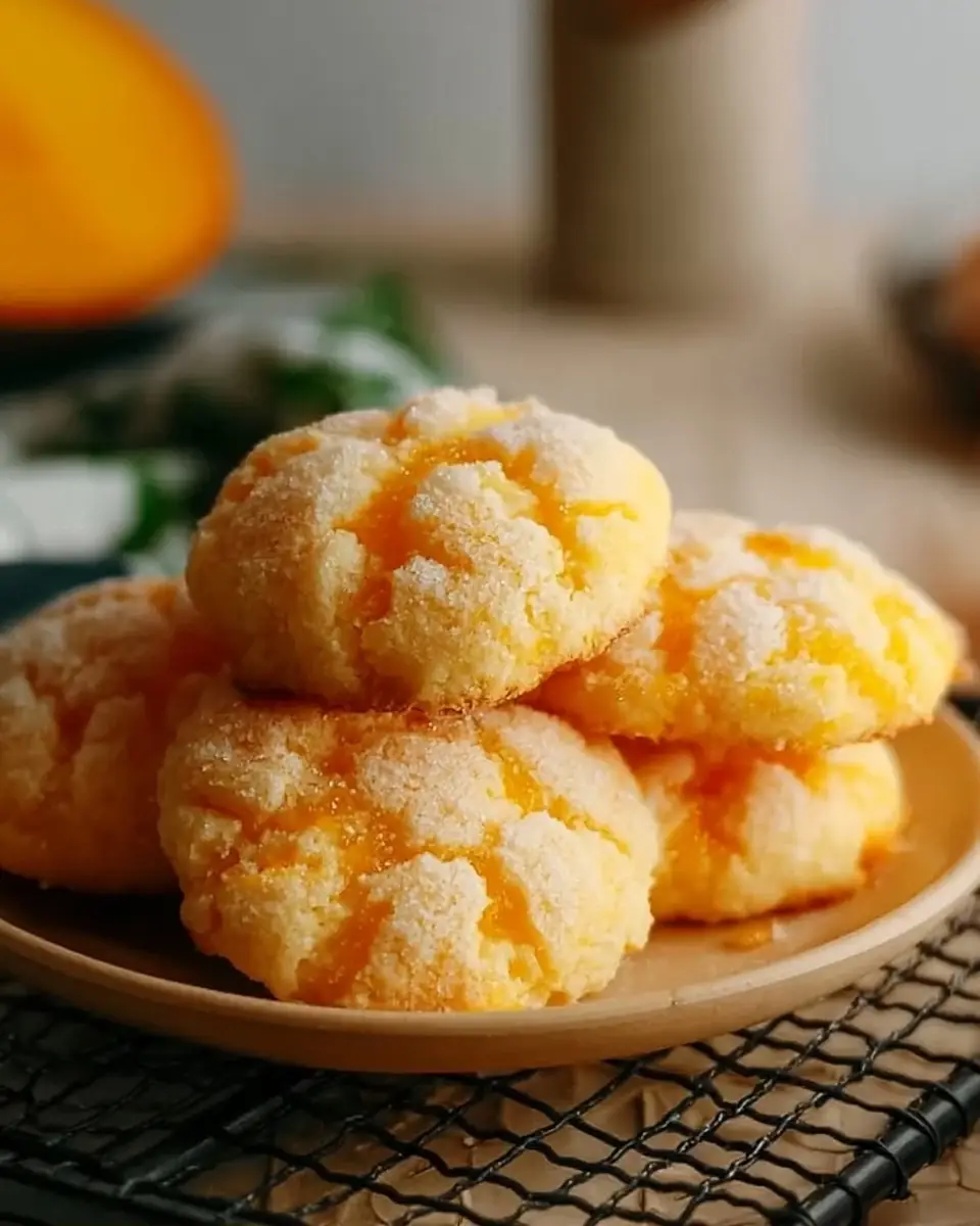 A delicious plate of Mango Cookies