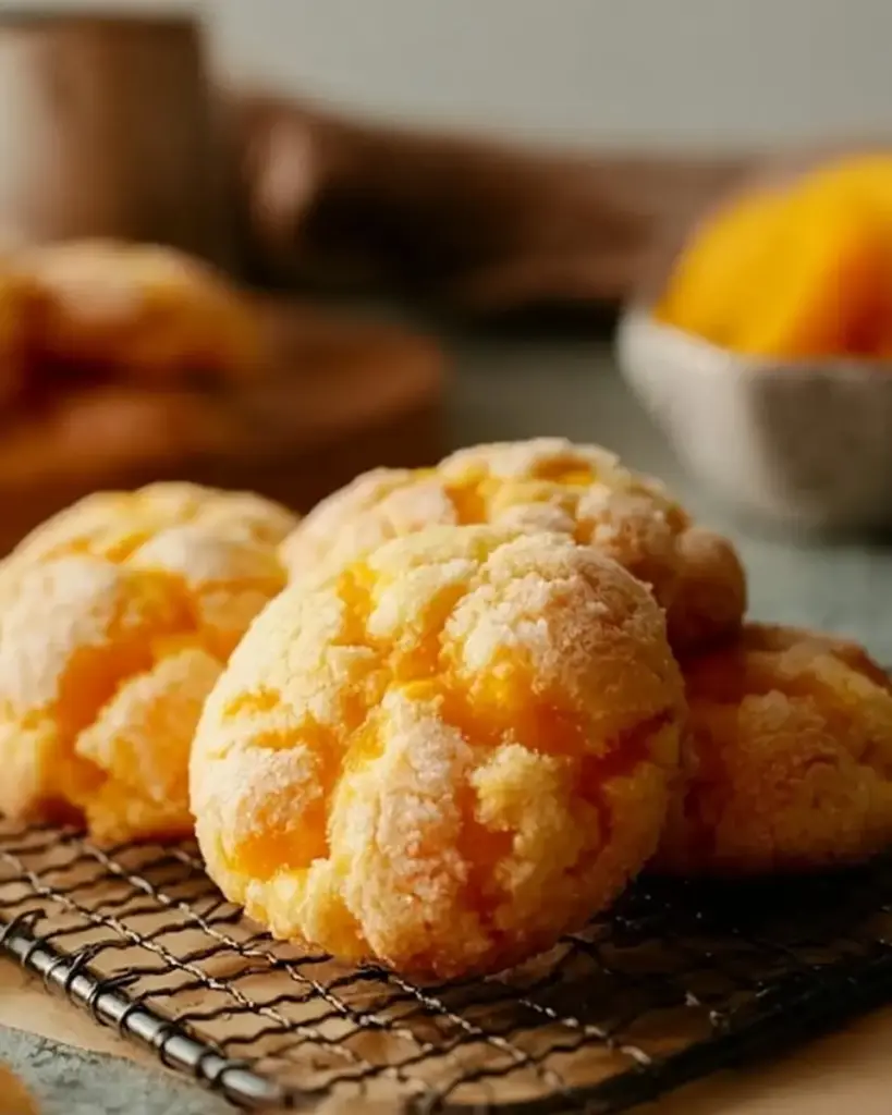 A delicious plate of Mango Cookies