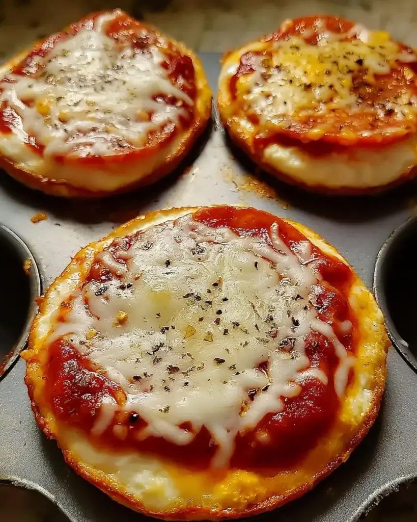 A delicious plate of Mini High Protein Cottage Cheese Pizzas for Guilt-Free Indulgence