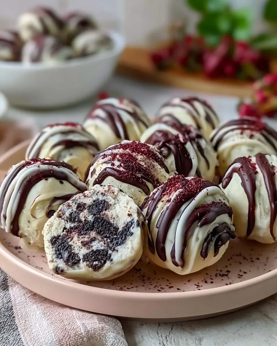 A delicious plate of No-Bake Oreo Truffles Recipe Easy 3-Ingredient Dessert to Make Now