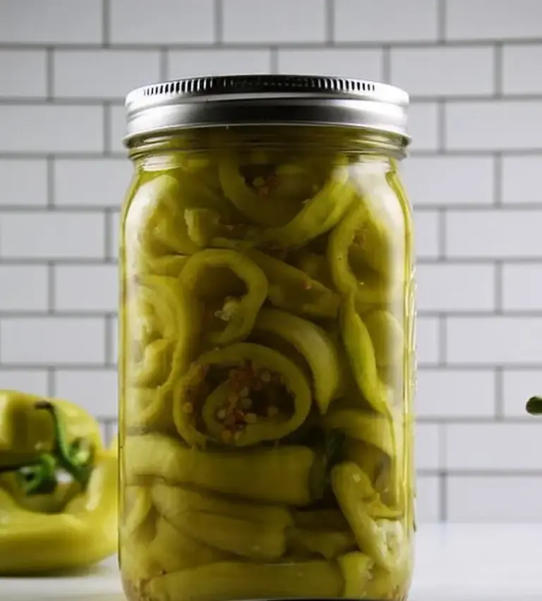 A delicious plate of Pickled Banana Peppers