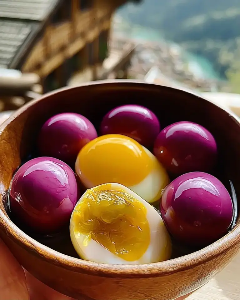 A delicious plate of Pickled Eggs