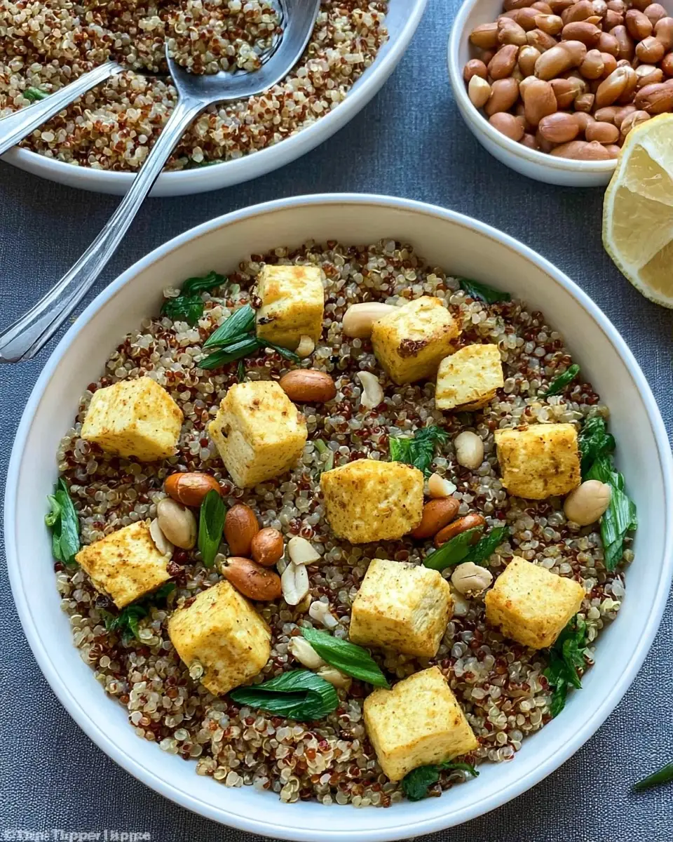 A delicious plate of Quinoa Cottage Cheese