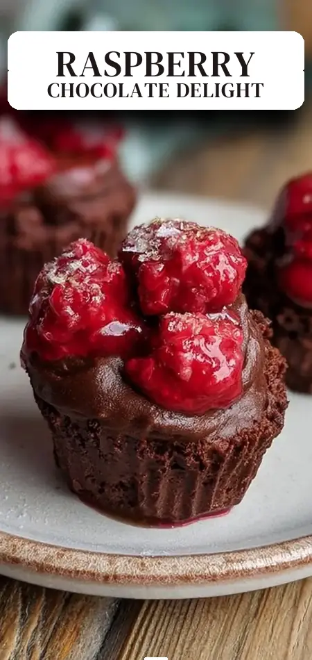 Pinterest pin (Design 2) for Marry Me No Bake Raspberry Chocolate Mousse Cups