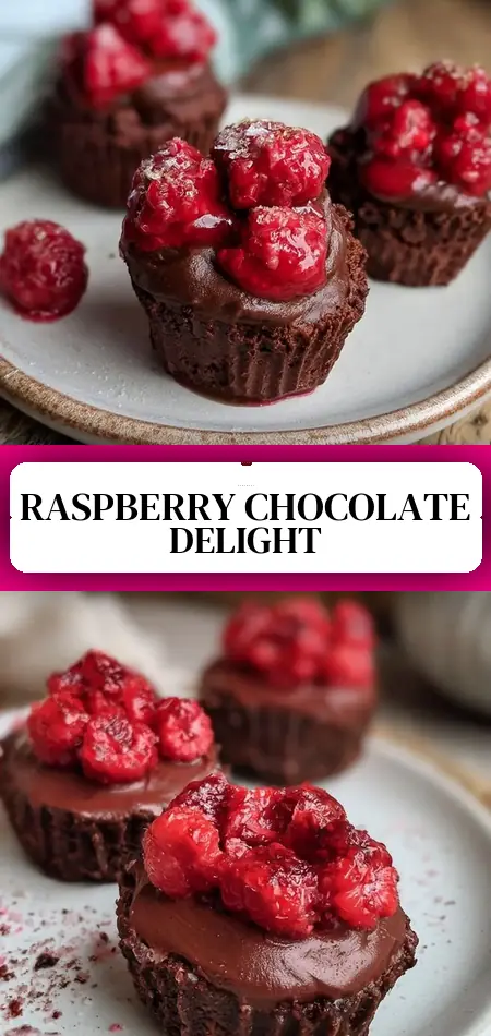 Pinterest pin (Design 3) for Marry Me No Bake Raspberry Chocolate Mousse Cups