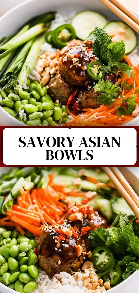 Pinterest pin (Design 3) for Asian Bowls
