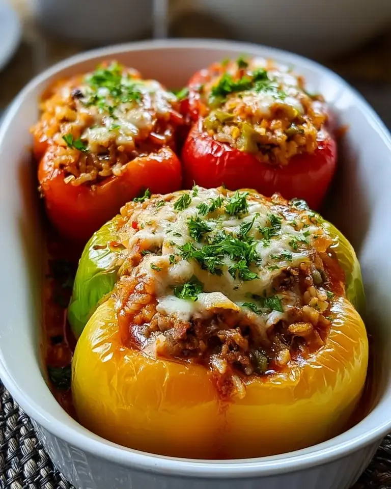 A delicious plate of Stuffed Pepper Casserole