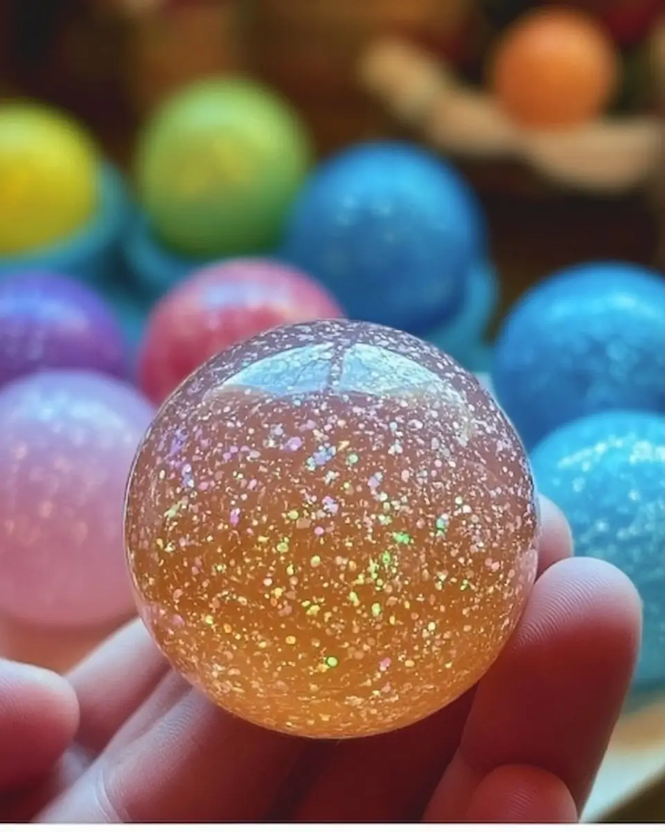 A delicious plate of Super Bouncy Balls