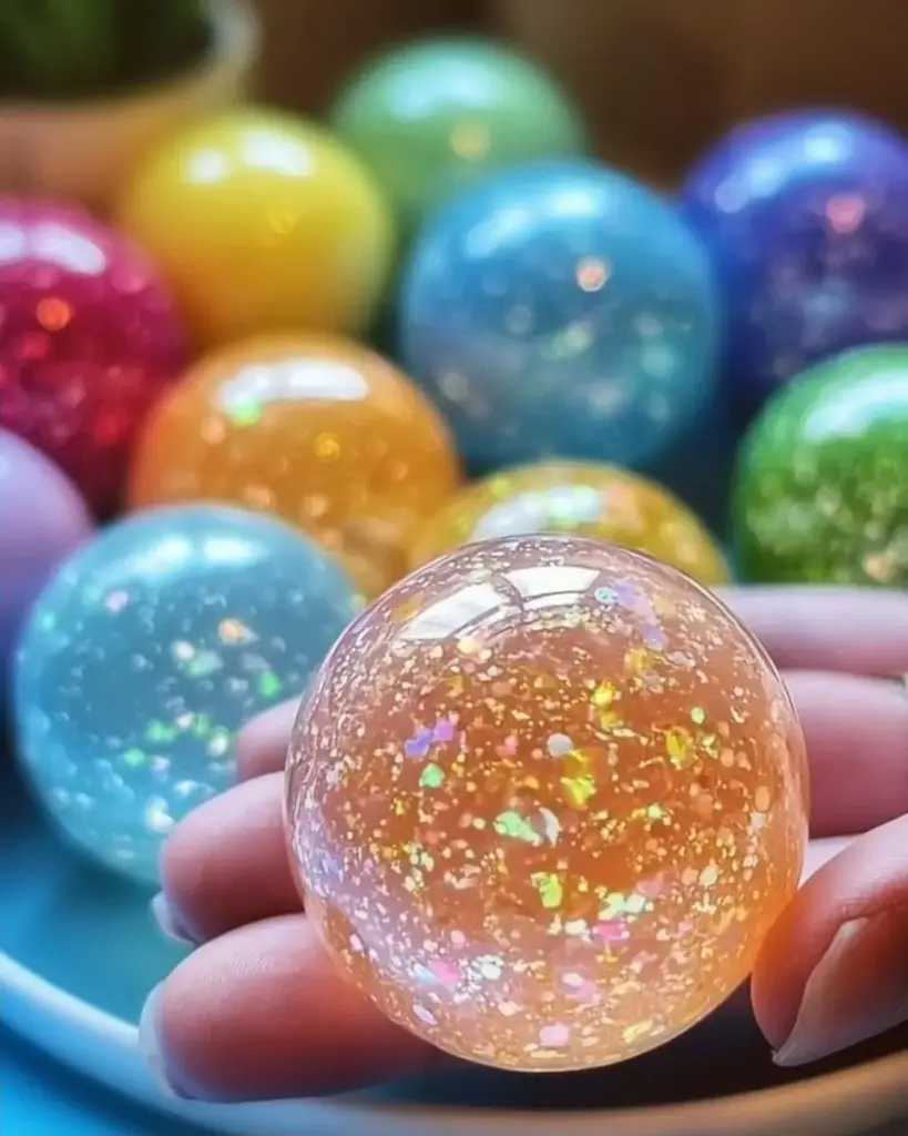 A delicious plate of Super Bouncy Balls