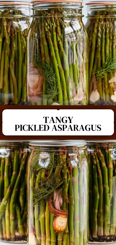 Pinterest pin (Design 3) for Pickled Asparagus