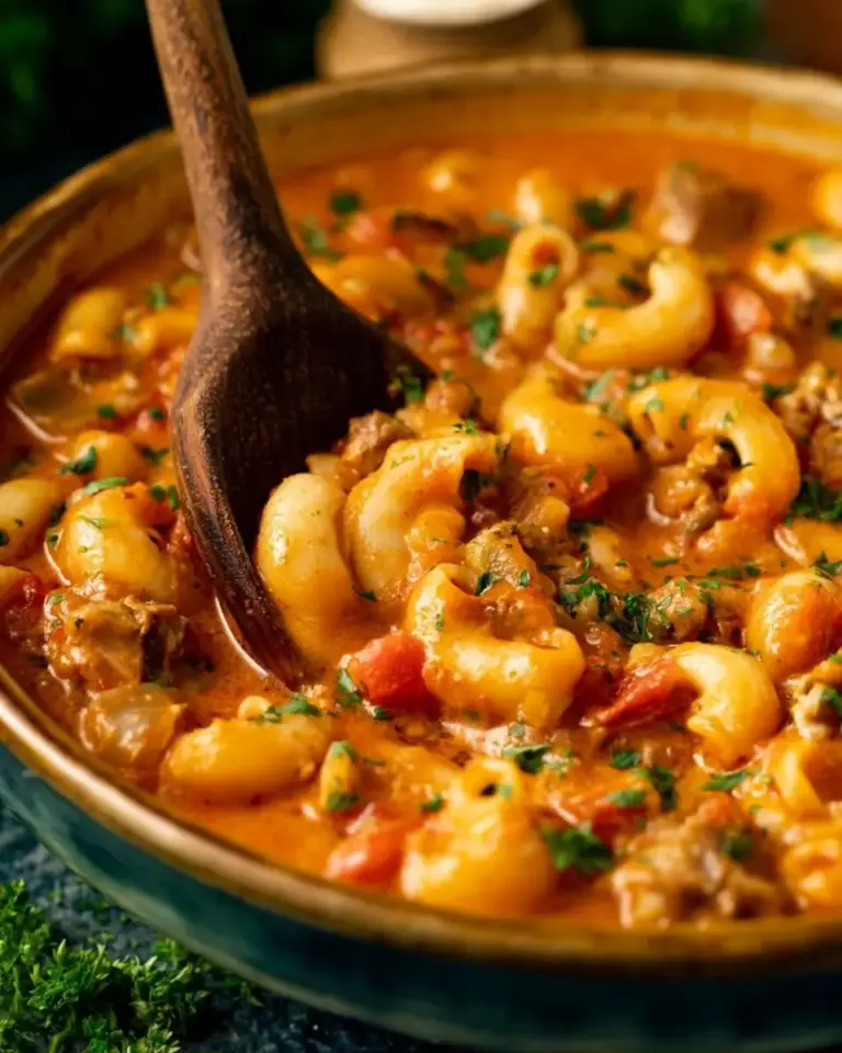A delicious plate of Taco Pasta - (One Pot!)