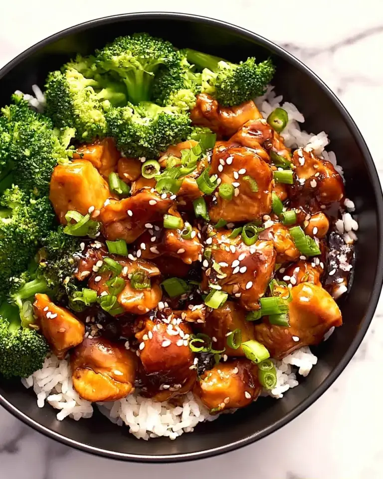 A delicious plate of Teriyaki Chicken Rice Bowls