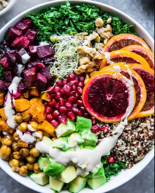 A delicious plate of The Best Buddha Bowl Recipe