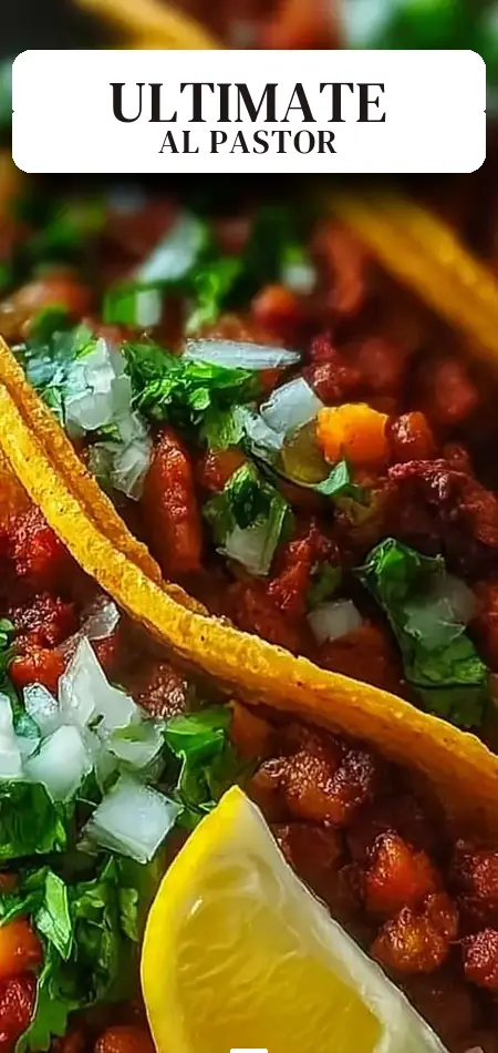 Pinterest pin (Design 2) for Authentic Al Pastor Tacos: The Incredible Ultimate Recipe