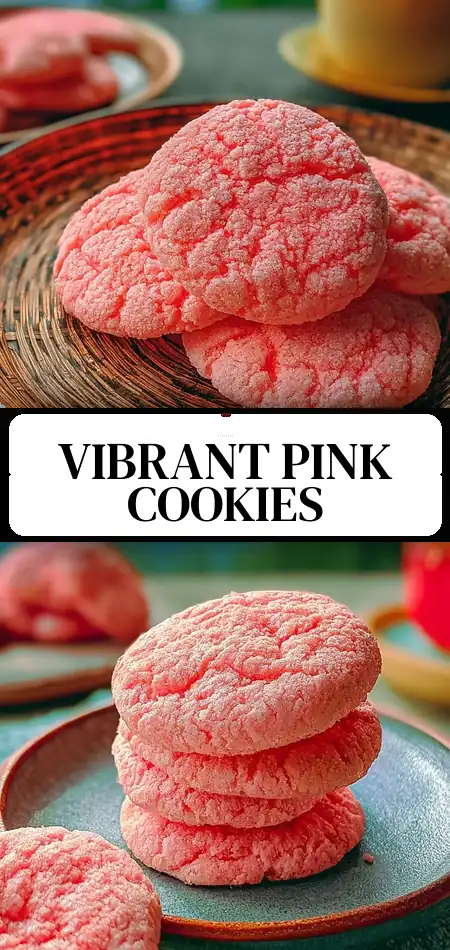 Pinterest pin (Design 3) for Mexican Pink Cookies