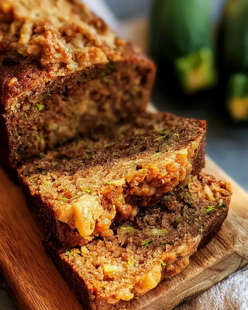 A delicious plate of Zucchini Bread