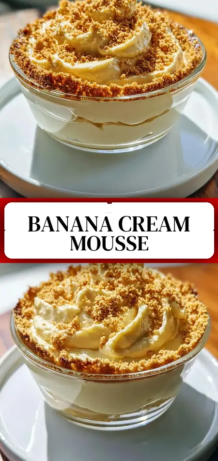 10-Minute Banana Cream Pie Cottage Cheese Mousse Bliss