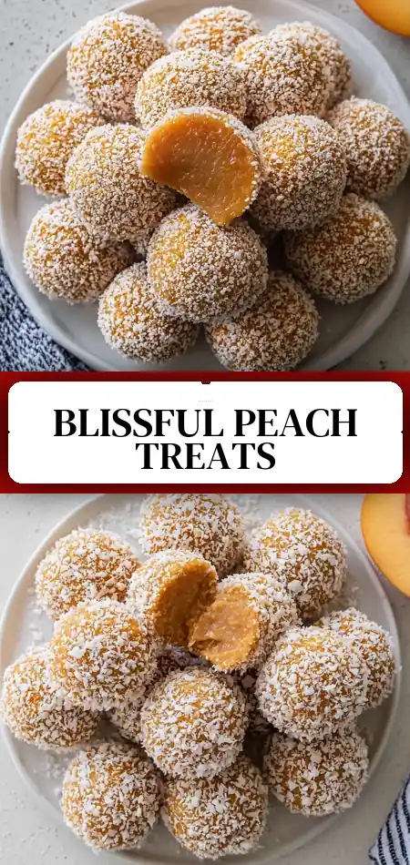 Peach Bliss Balls