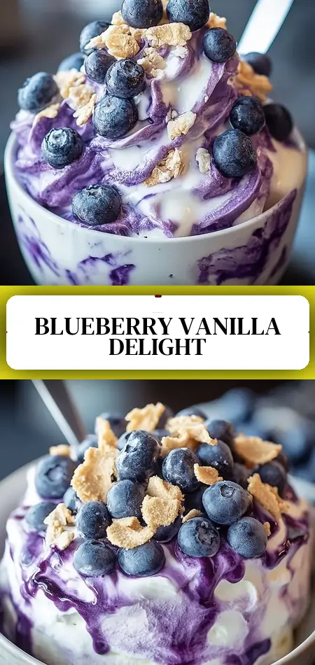Dreamy Blueberry And Vanilla Cheesecake Fluff Recipe
