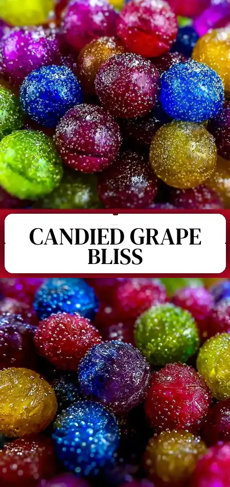 Colorful Candied Grapes Delight