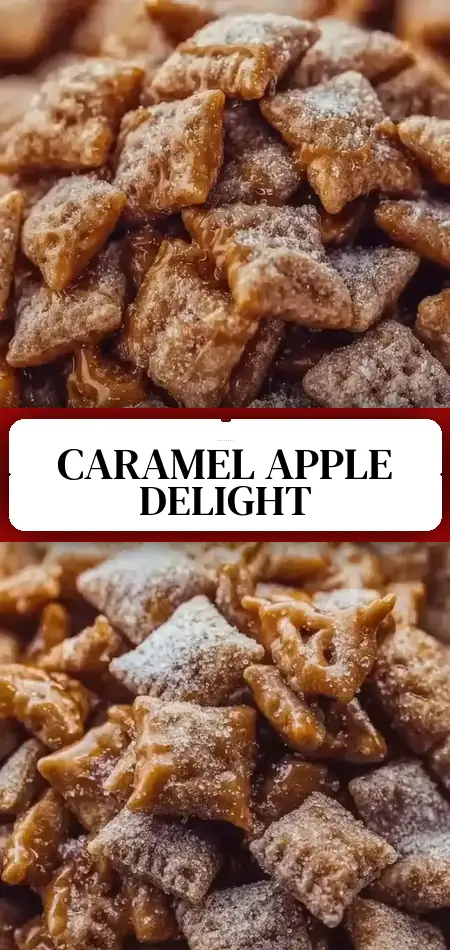 Caramel Apple Puppy Chow