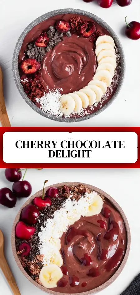 Chocolate Cherry Smoothie Bowl