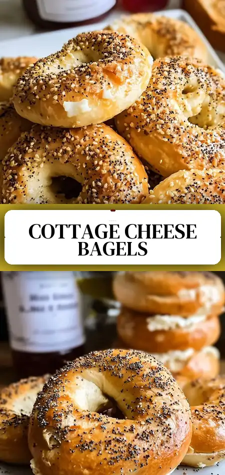 3 Ingredient Cottage Cheese Bagels