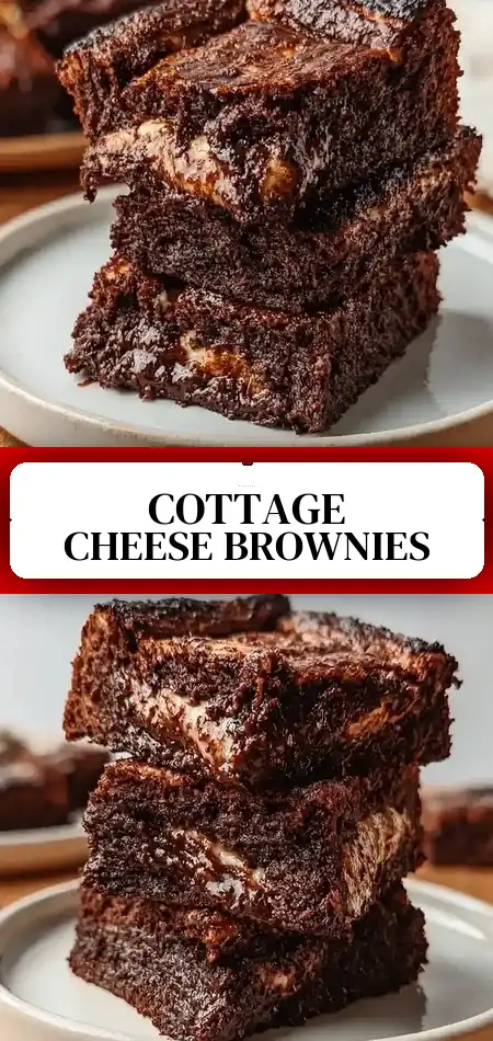 Cottage Cheese Flourless Brownies