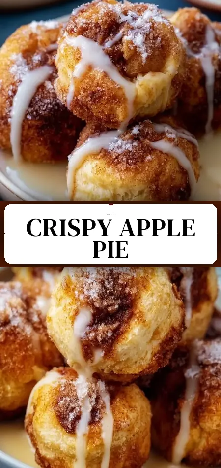 Pinterest pin (Design 3) for Air-Fryer Apple Pie Bombs
