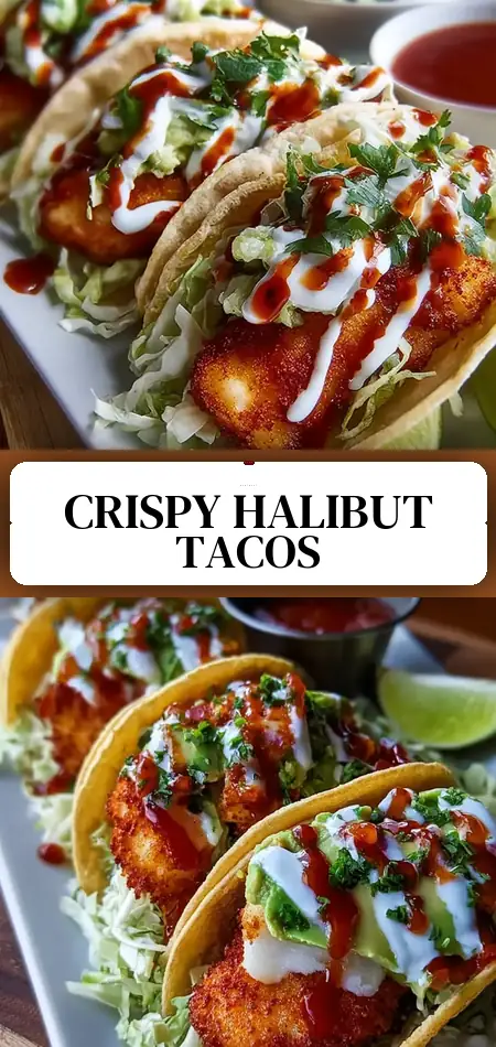 Crispy Baja Halibut Tacos