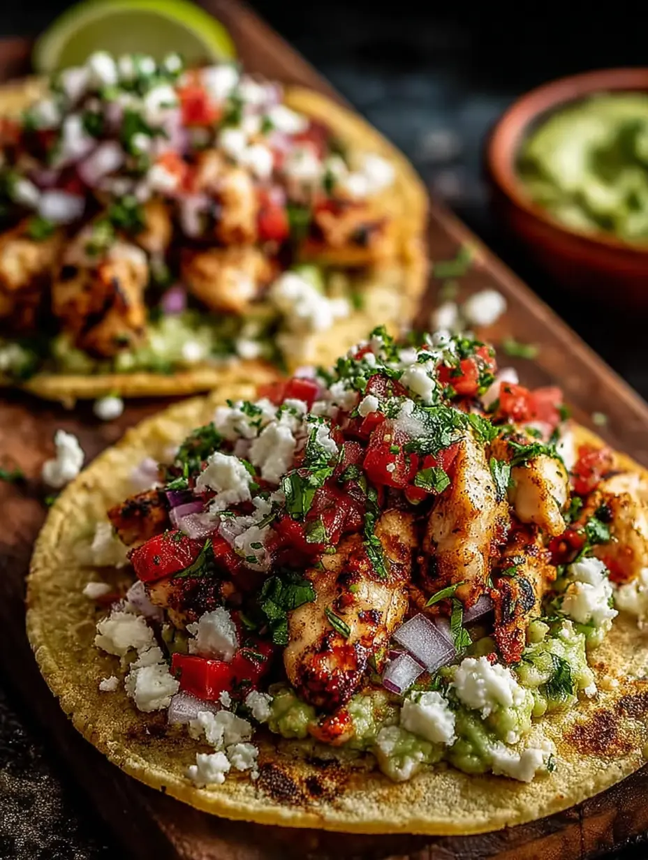 A delicious plate of Chicken Street Tacos: The Only Recipe You'll Ever Need