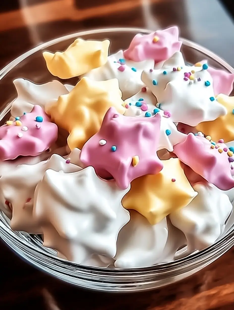 A delicious plate of Cool Whip Candy